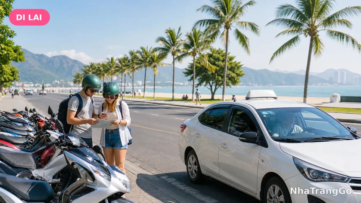 Hướng dẫn đi lại ở Nha Trang: Thuê xe máy hay đi taxi?