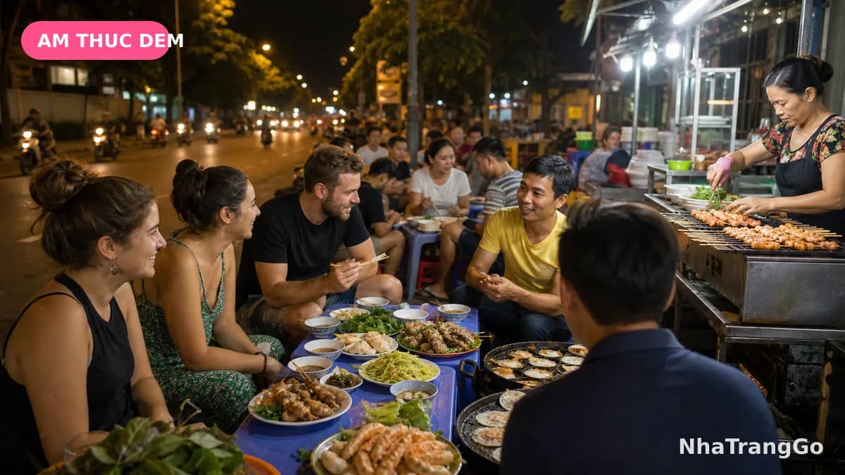 Tour ẩm thực đêm Nha Trang