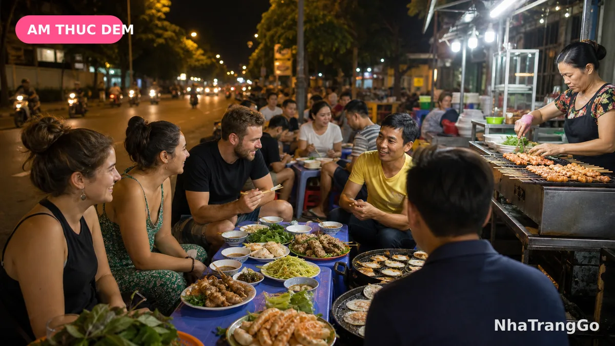Tour ẩm thực đêm Nha Trang